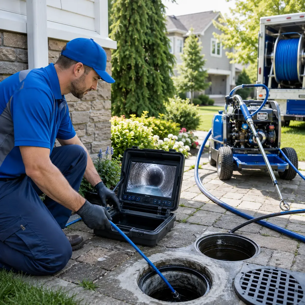 Outdoor drain cleaning professionals serving Crosby, PA